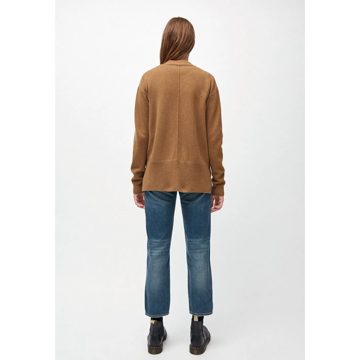 ARMEDANGELS Strickjacke "OLENKAA" dark caramel