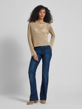 Cambio Flared Fit Jeans mit hohem Bund Modell 'PARIS' (dunkelblau) online kaufen