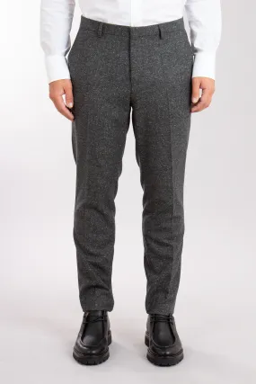 HUGO Extra Slim Fit Wool-Silk-Blend Pants Hesten  