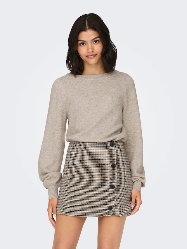 JDY Strickpullover »JDYRUE GLITTER L/S BOAT PULLOVE KNT NOOS«, mit Glitzer-Effekt