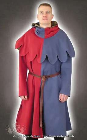 Mittelalter Gewand Tunika und Gugel