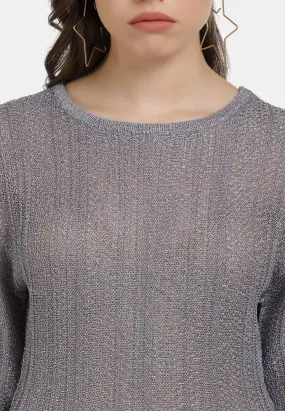 myMo at night Pullover in Taubenblau