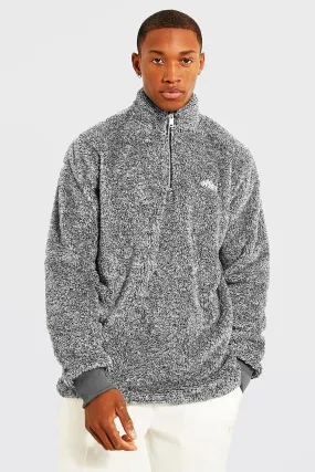 Official Borg-Sweatshirt mit Trichterkragen