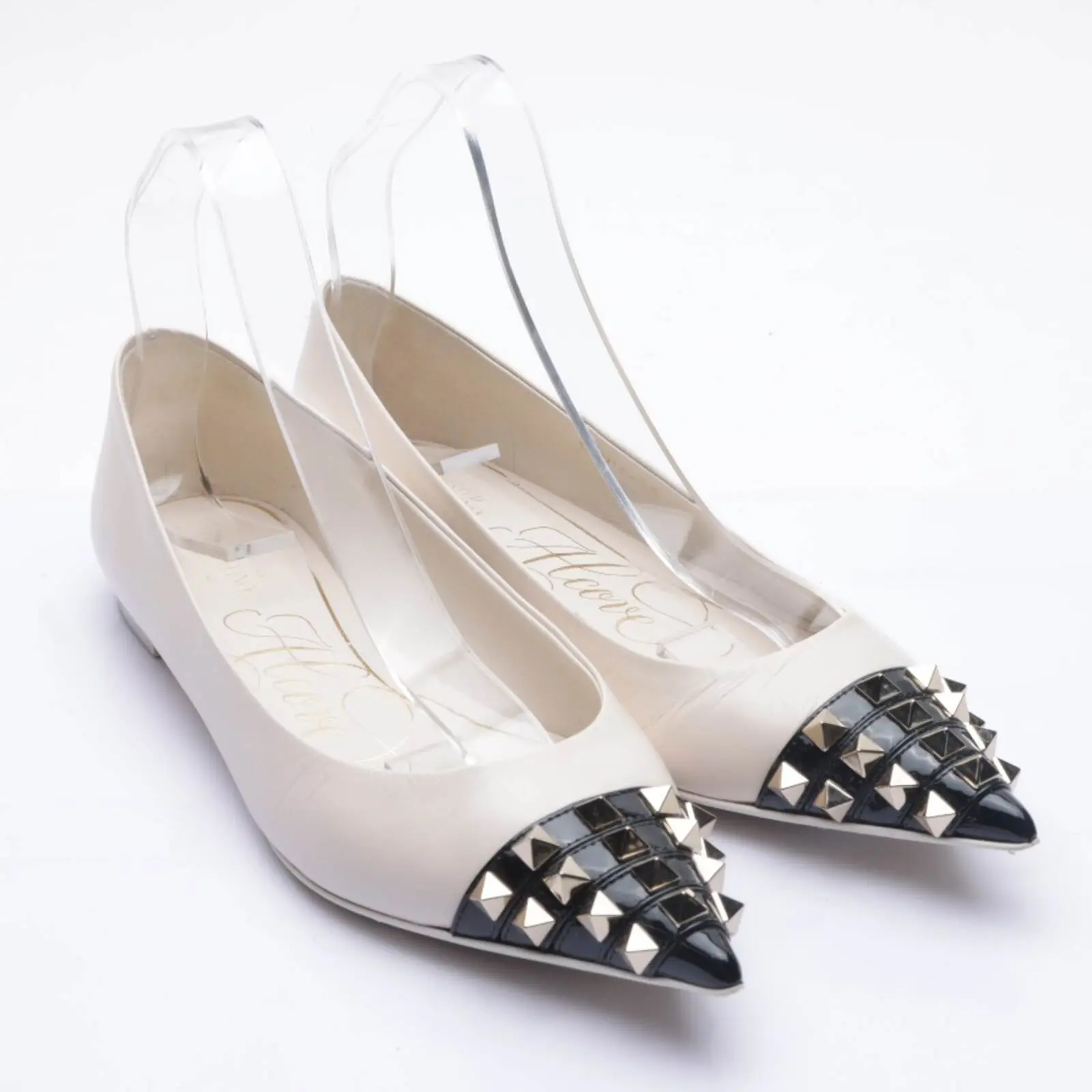 Rockstud Ballerinas EUR 38 Beige