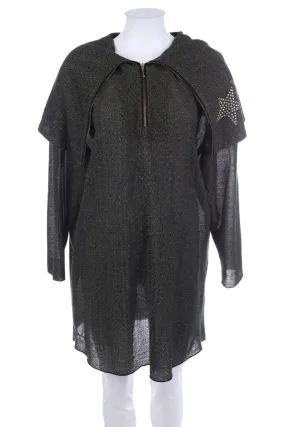 steilmann - Glitzer-Pullover mit Applikationen - D 48
