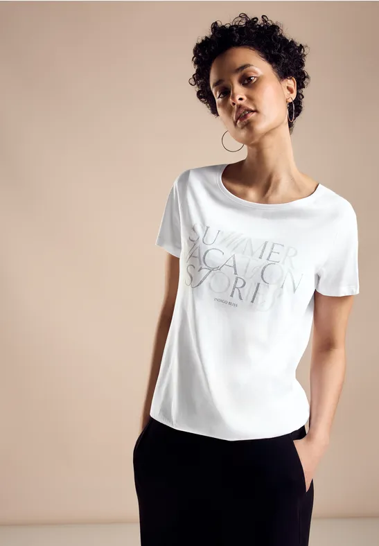 Street One T-Shirt mit Wording 