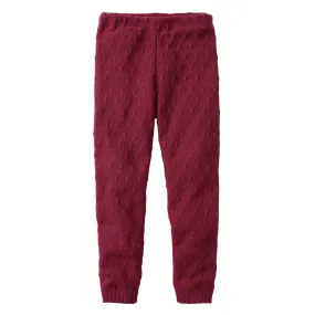 Strick-Leggings aus reiner Bio-Baumwolle