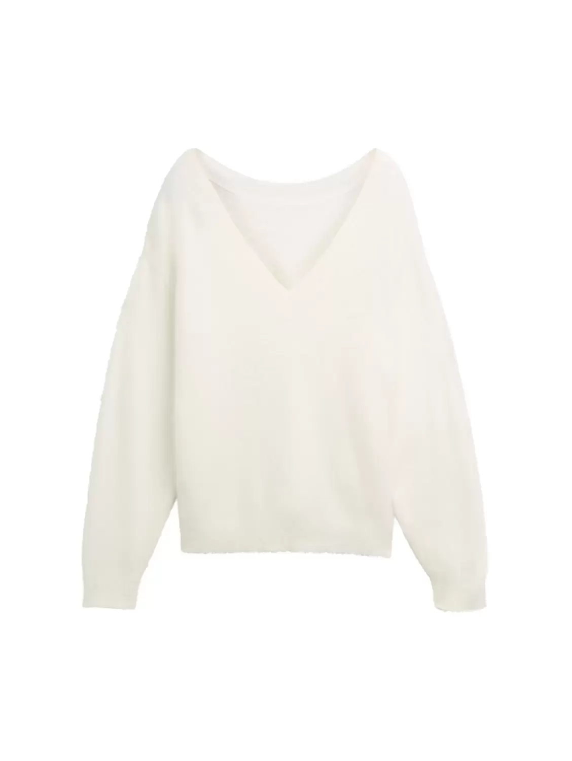 Strickpullover aus Federgarn