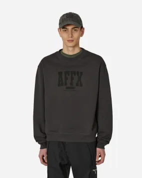 Sweatshirt AFFXWRKS Varsity Crewneck SS23SW01 SOFTBLACK