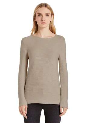 TOM TAILOR Strickpullover, in Streifen Stuktur