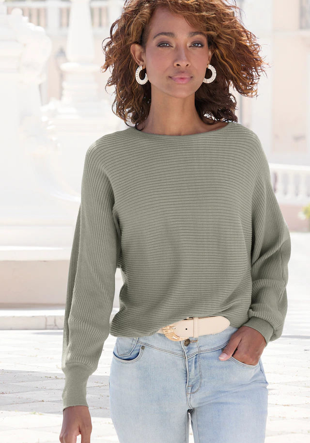Vivance Strickpullover, mit U-Boot-Ausschnitt online shoppen bei Jelmoli-Versand Schweiz